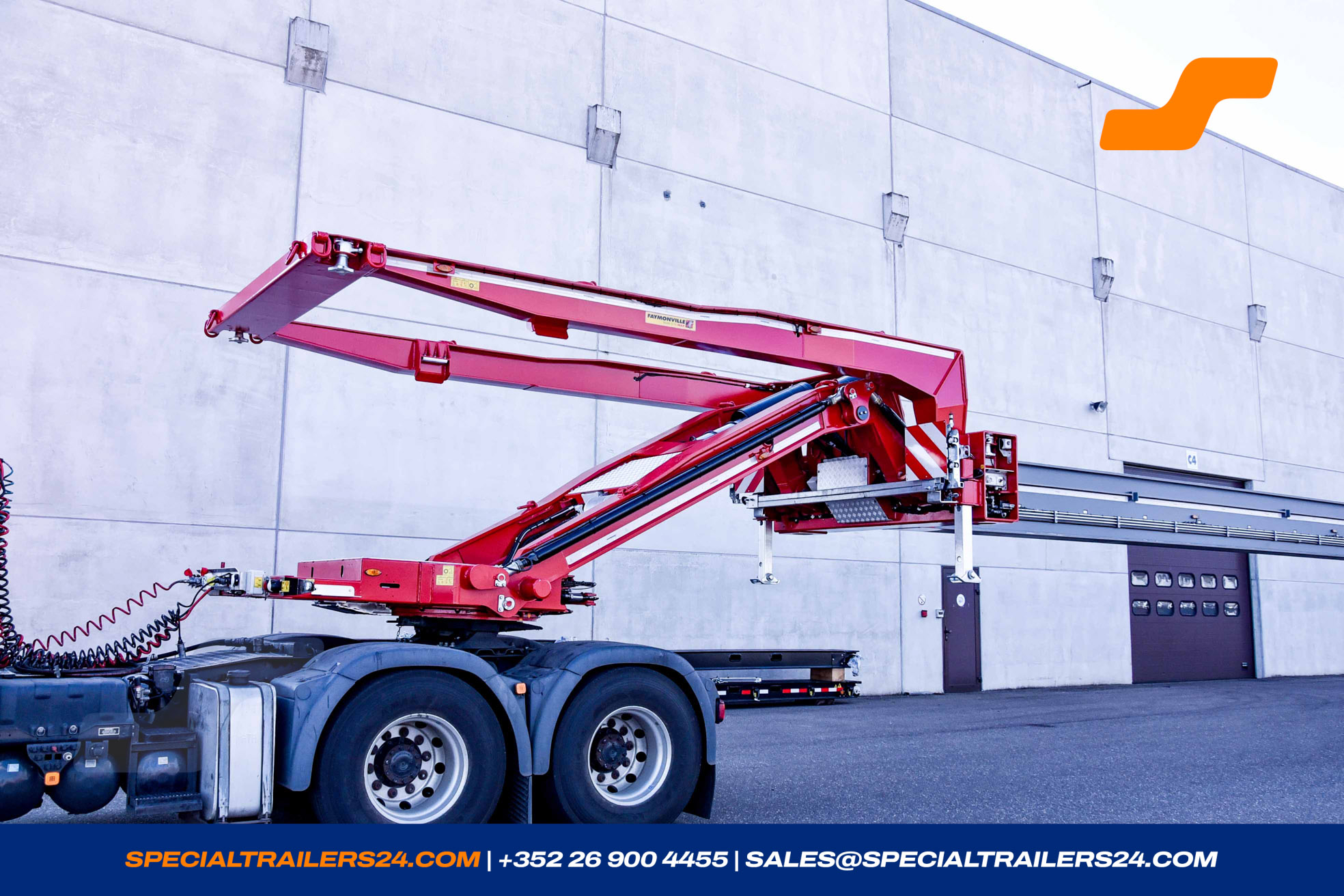 Flatbed trailer Faymonville TeleMAX vehicle for sale (image count prefix 46/48)