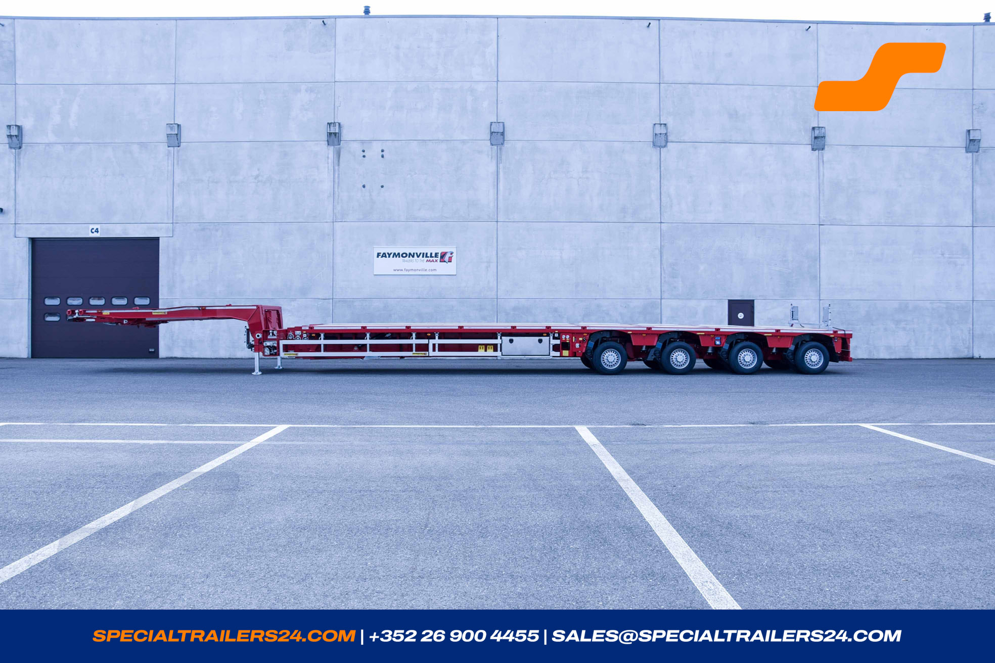Flatbed trailer Faymonville TeleMAX vehicle for sale (image count prefix 2/48)