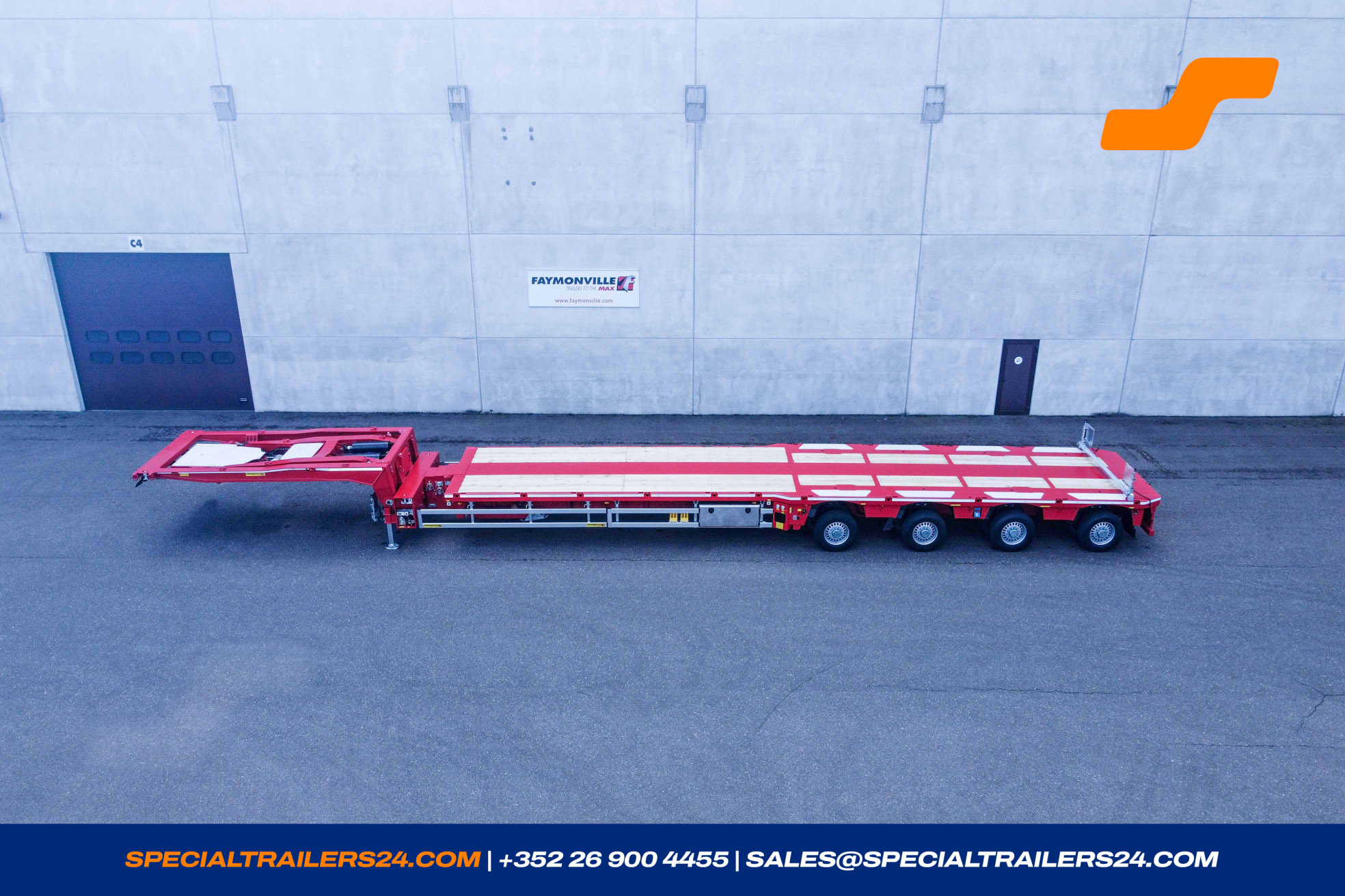 Flatbed trailer Faymonville TeleMAX vehicle for sale (image count prefix 3/48)