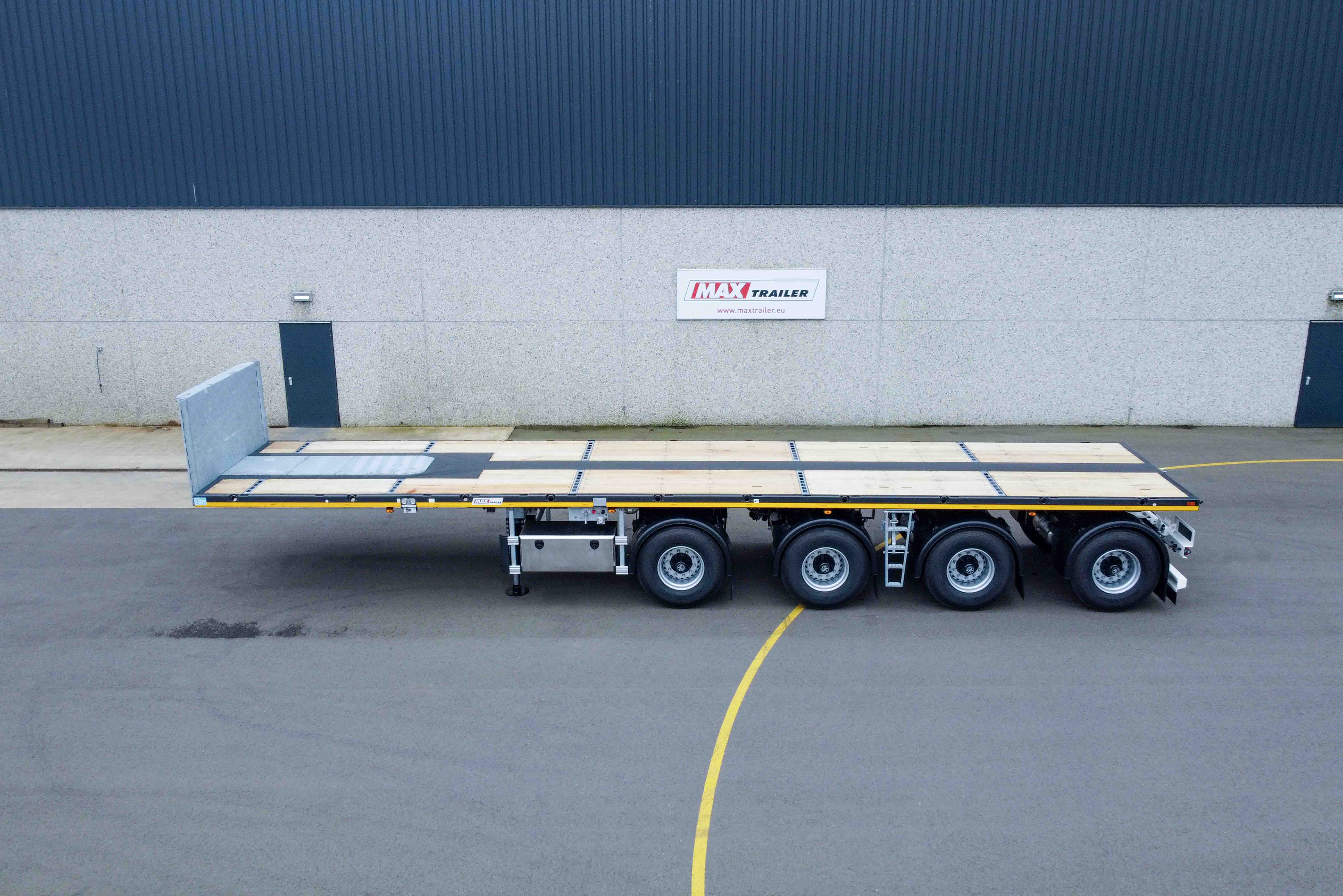 Flatbed trailer MAX Trailer MAX410 vehicle for sale