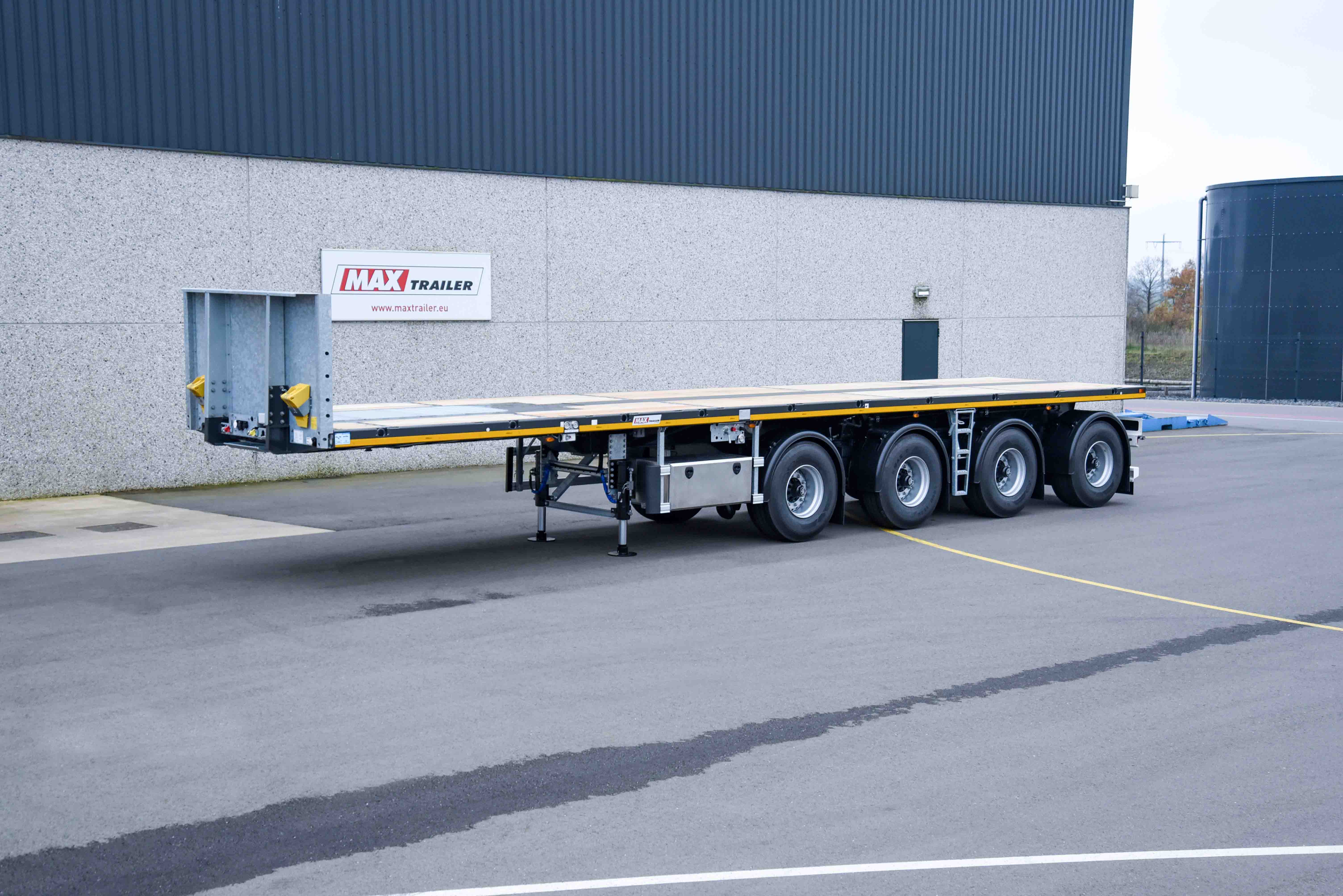 Flatbed trailer MAX Trailer MAX410 vehicle for sale