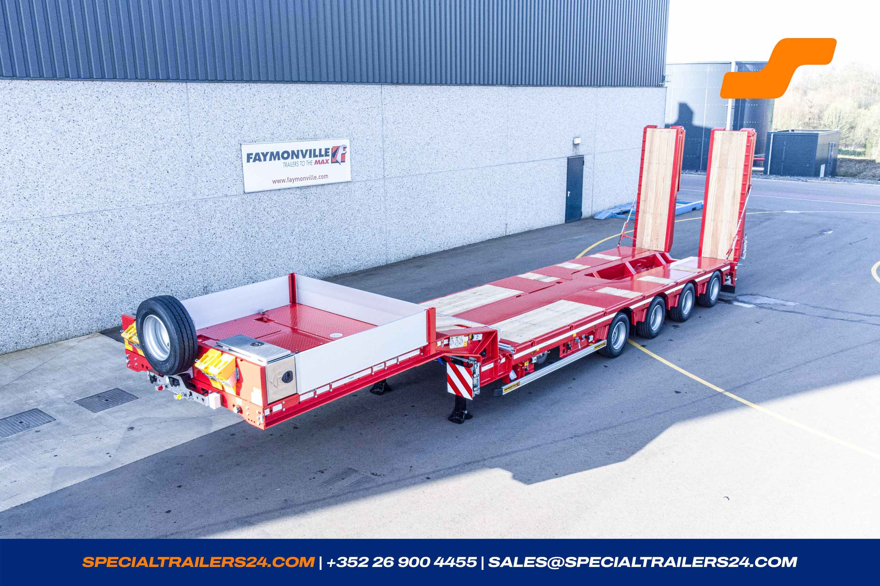 Low loader MAX Trailer MAX100 vehicle for sale