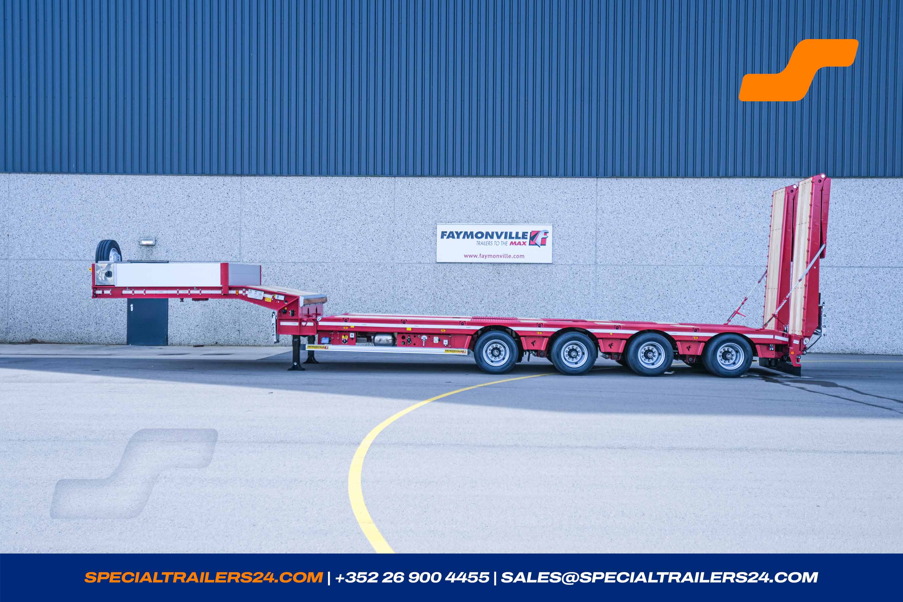 Low loader MAX Trailer MAX100 vehicle for sale
