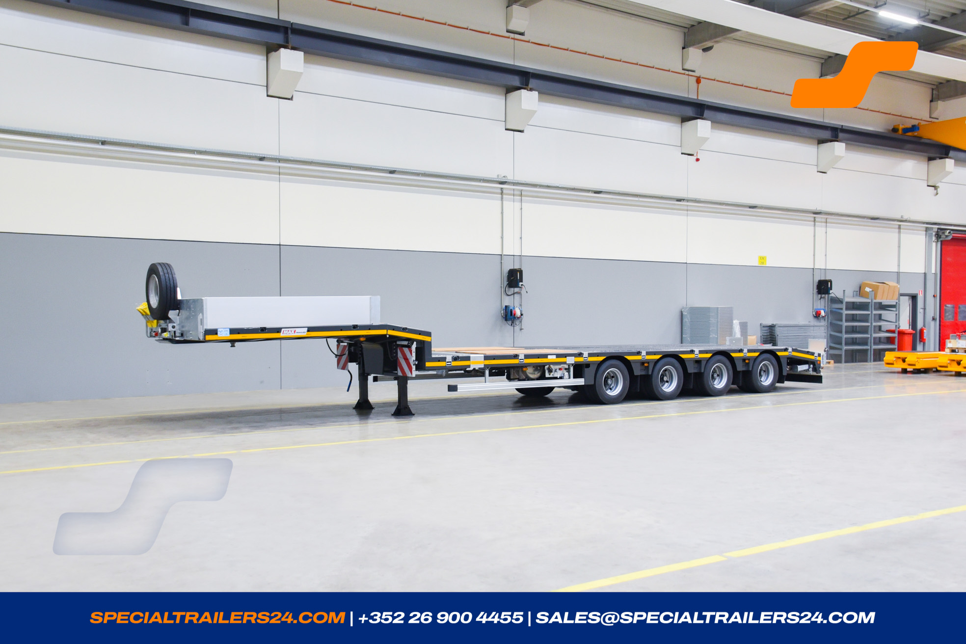 Low loader MAX Trailer MAX100 vehicle for sale