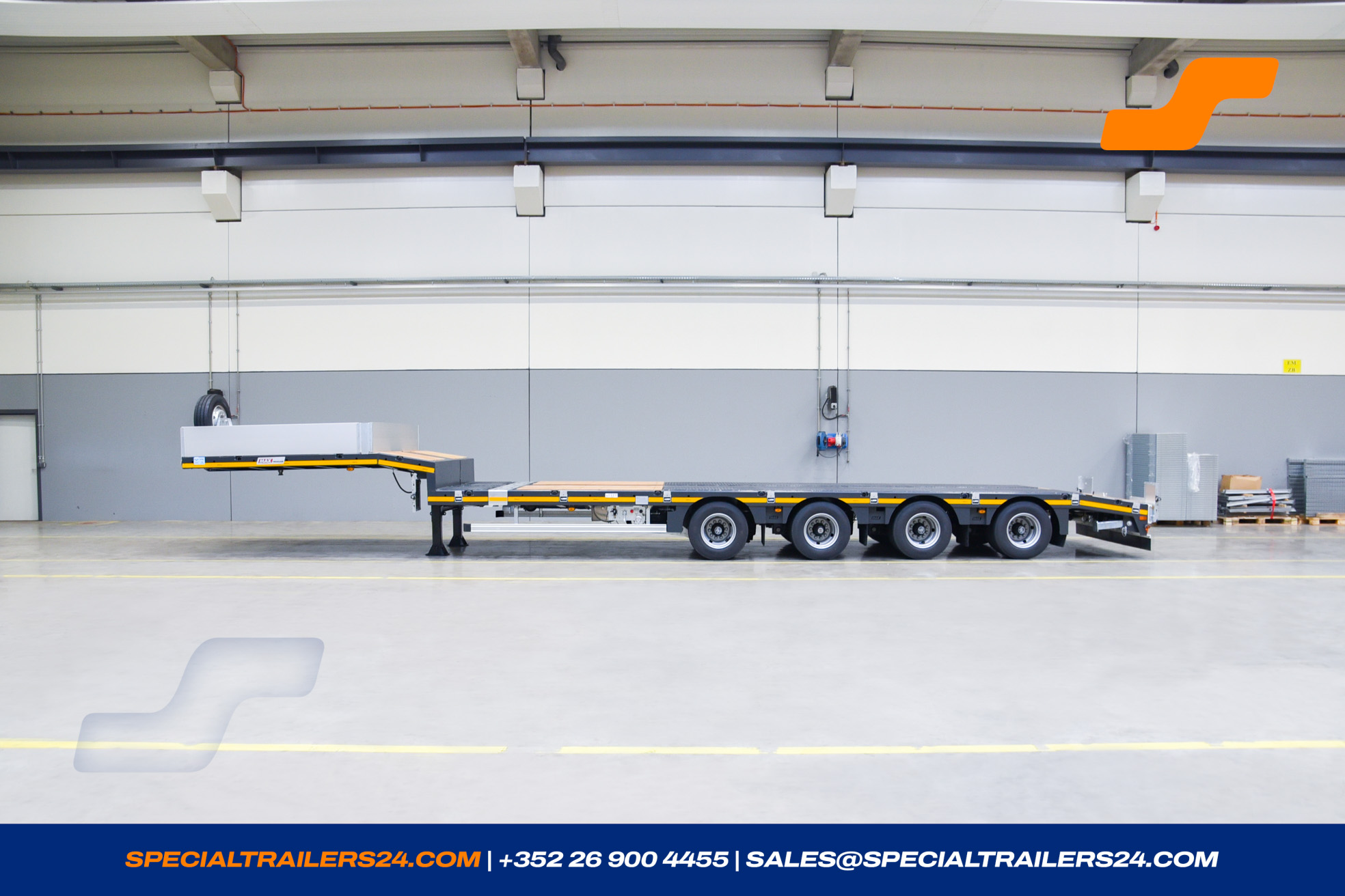 Low loader MAX Trailer MAX100 vehicle for sale