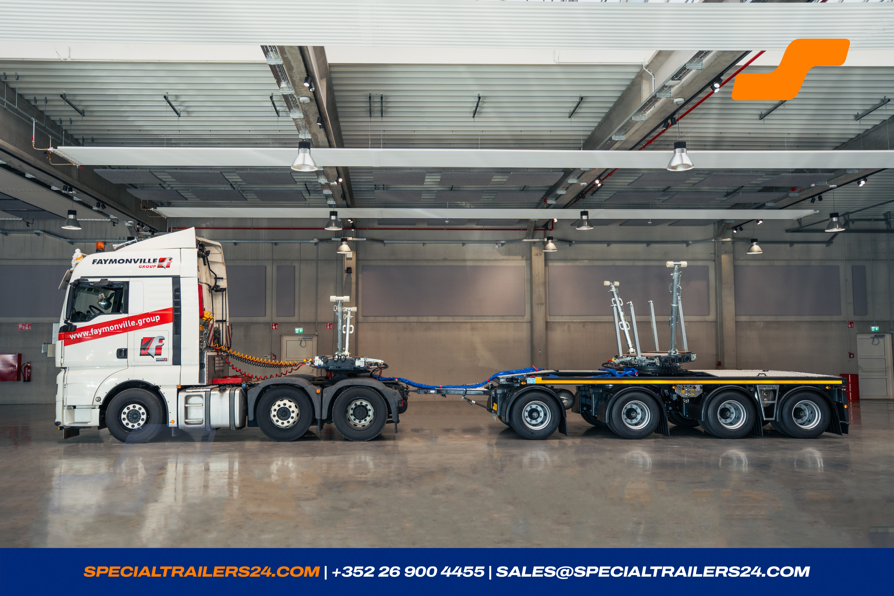 Self-steering trailer Faymonville FlexMAX vehicle for sale (image count prefix 2/70)